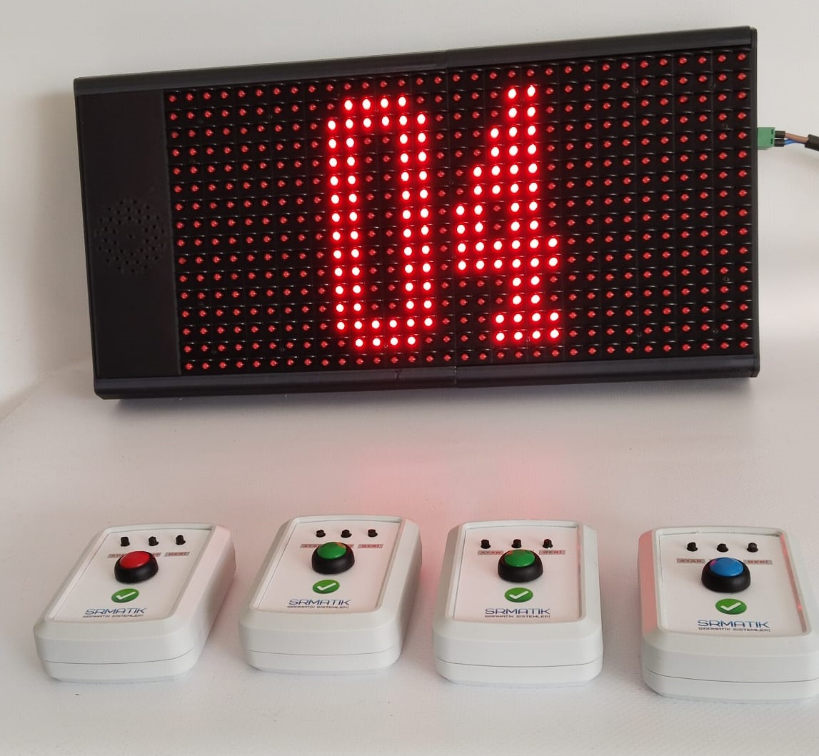 Kasa-Gişe seslendirme sıramatik sistemi - SRM-10S
