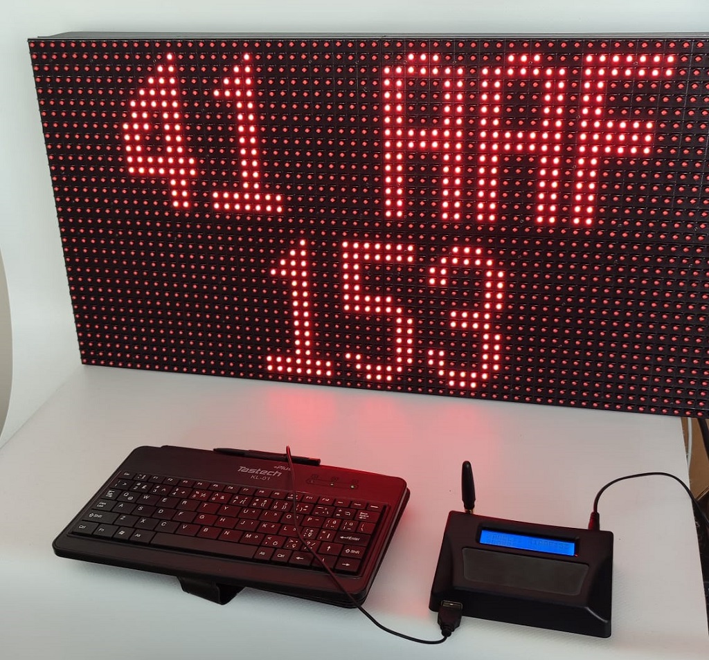 Kablosuz Dijital Lojistik Sıramatik  – SRM08RF-64×32